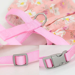 Small Puppy Dog Cat Clothes Harness