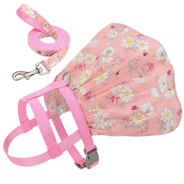 Small Puppy Dog Cat Clothes Harness